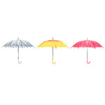 ED Deštník hedvábný FLOWER, kopretina(č.1)/slunečnice(č.2)/jiřina(č.3), 103x84cm|Esschert Design