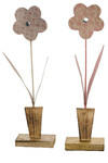 Decoration ''Flower'', pink, M, package contains 2 pieces! (SALE)|Ego Decor