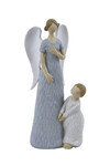 Anděl s dítětem, šedý|Ego Dekor