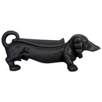 Shoe scraper - dog, black cast iron, 32 cm|Esschert Design
