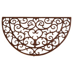 Wycieraczka „BEST FOR BOOTS”, ozdoba, brąz, żeliwo, półokrągła, 70 cm|Esschert Design