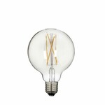 EGO DEKOR Žárovka Edisonka, průhledná, LED