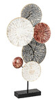 Dekoracja SATELITA, różowy|biały, 37,5 x 65,4 x 7,6 cm (WYPRZEDAŻ)|Ego Dekor