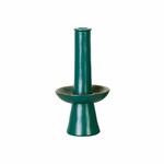 Váza s odkladačem 13cm|0,3L, LE JARDIN, zelená (cedr) (DOPRODEJ)|Costa Nova