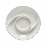 Snack plate Chip&Dip 32cm, COOK & HOST, white|Casafina