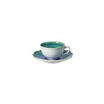 CASAFINA Šálek na čaj s podšálkem 0,19L, DORI, modrá (tyrkysová)