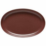 Oval tray 40x26cm, PACIFICA, red (cayenne)|Casafina