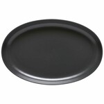 Oval tray 40x26cm, PACIFICA, gray (dark)|Casafina