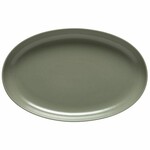 Oval tray 40x26cm, PACIFICA, green (artichoke)|Casafina