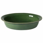 Oval baking dish 33x26cm, FONTANA, green (SALE)|Casafina
