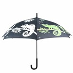 ESSCHERT DESIGN Deštník Chameleon, měnící barvy, 88 x 88 x 69 cm, černá/bílá/zelená