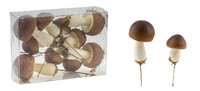 Zápich houba, 8,5x5,5cm, box 10ks (DOPRODEJ)|Ego Dekor