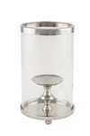 Candlestick, silver, 16.5x27cm (SALE)|Ego Dekor