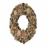 Wreath Pine cones, brown, 46x46x9cm, pc|Ego Dekor