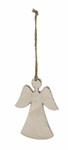 Závěs anděl, stříbrná, 8x6x0,5cm (DOPRODEJ)|Ego Dekor