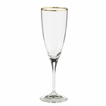Glass 0.22L SENSA, clear with gold rim|Casafina