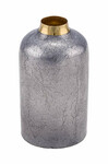Metal vase, gray, dia. 8.5cm (SALE)|Ego Decor