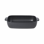 Baking dish 41x27x8cm, PACIFICA, gray (dark)|Casafina