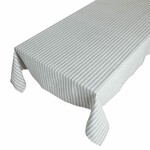 Tablecloth 140 x 250 cm, dark grey|stripe|Ego Dekor
