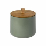 Container with oak lid dia.20x17|3.2L, PACIFICA, green (artichoke)|Casafina