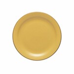 Plate 28cm POSITANO, yellow-sprinkled (SALE)|Casafina