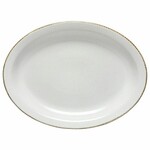 Oval tray 40x30cm POSITANO, white (SALE)|Casafina