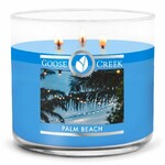 Candle 0.41 KG PALM BEACH, aromatic in a jar, 3 wicks|Goose Creek