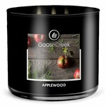 Candle MEN'S COLLECTION 0.41 KG APPLEWOOD, aromatic in a jar, 3 wicks|Goose Creek