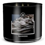 Candle MEN'S COLLECTION 0.41 KG TEAKWOOD, aromatic in a jar, 3 wicks|Goose Creek