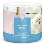 Candle 0.41 KG SOFT LINEN BREEZE, aromatic in a jar, 3 wicks|Goose Creek