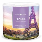 Candle WORLD TRAVELER 0.45 KG FRANCE - MARSHMALLOW MACAROON, aromatic in a jar|Goose Creek