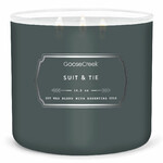 Candle MEN'S COLLECTION 0.41 KG SUIT & TIE, aromatic in a jar, 3 wicks|Goose Creek