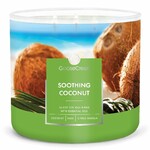 Candle 0.41 KG SOOTHING COCONUT, aromatic in a jar, 3 wicks|Goose Creek