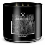 MEN'S COLLECTION candle 0.41 KG RIVER SLATE, aromatic in a jar, 3 wicks|Goose Creek