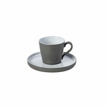 Tea cup with saucer 0.21L, LAGOA ECO GRES, white|Costa Nova