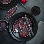 ED Plate Bowl 18cm, RIVIERA, black/red|Vigne|Costa Nova