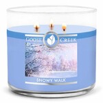 Świeca 0,41 KG SNOWY WALK, aromatyczna w słoiku, 3 knoty|Goose Creek