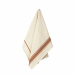 Tea towel 70x50cm, set of 2, FRENCH STRIPES, Orange|Casafina
