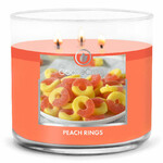 Candle 0.41 KG PEACH RINGS, aromatic in a jar, 3 wicks|Goose Creek