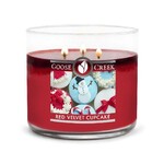 Candle 0.41 KG RED VELVET CUPCAKE, aromatic in a jar, 3 wicks|Goose Creek