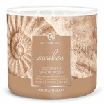 AROMATHERAPY candle 0.41 KG COCONUT & SANDALWOOD, aromatic in a jar, 3 wicks|Goose Creek