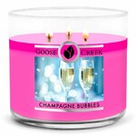 Candle 0.41 KG CHAMPAGNE BUBBLES, aromatic in a jar, 3 wicks|Goose Creek