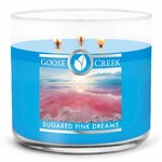 Świeca 0,41 KG SUGARED PINK DREAMS, aromatyczna w słoiku, 3 knoty|Goose Creek