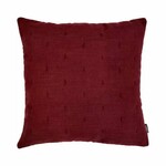 Pillow KANTHA SLUB, 45x45cm, red|burgundy|Ego Dekor