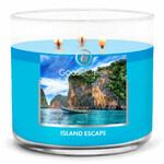 Candle 0.41 KG ISLAND ESCAPE, aromatic in a jar, 3 wicks|Goose Creek