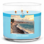 Candle 0.41 KG SUNLIT SHORES, aromatic in a jar, 3 wicks|Goose Creek