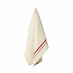 Ręczniki 70x50cm, 2 szt., PASKI FRANCUSKIE, Klasyczny czerwony|Casafina