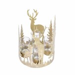 Candlestick for 4 candles Deer in the forest, 20x15.5x20cm, pc|Ego Dekor