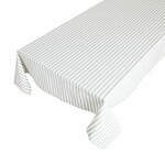 Tablecloth 140 x 250 cm, light grey|stripe|Ego Dekor