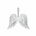 Curtain with patina Wings, white, 11x12x2.6cm, pc|Ego Dekor
